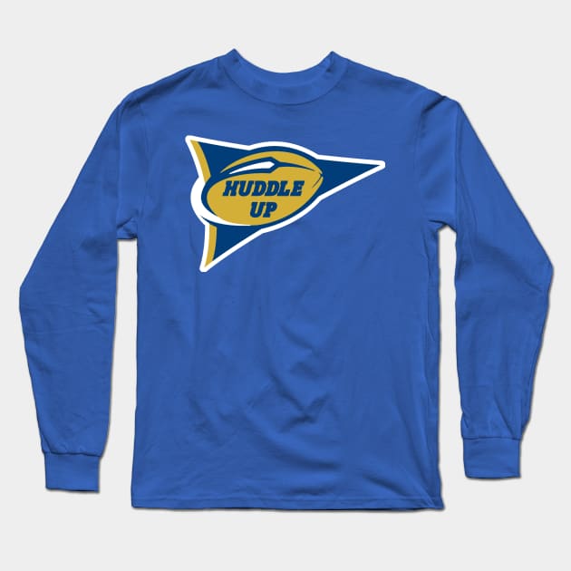 Team Huddle Up (name & number on back) Long Sleeve T-Shirt by Huddle Up Podcast